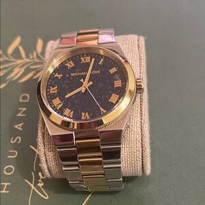 Michael Kors Two-Tone Gold and Silver Watch